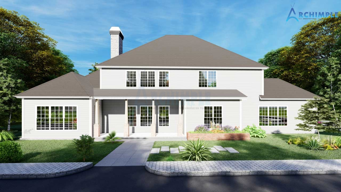 Archimple 6 Bedroom House Plans For Large Families